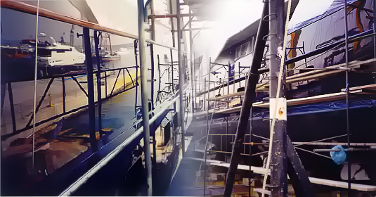 yacht painting